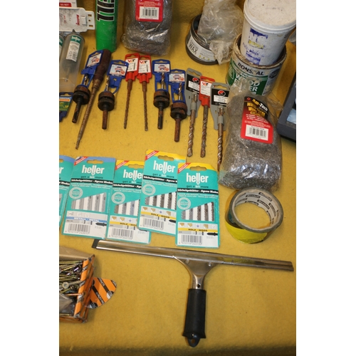 353 - Large Quantity of Drill Bits, Jigsaw Blades, Sander Discs, Screws and Much More