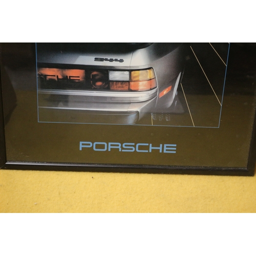 361 - Framed Picture of a Porsche 944 Eleganz