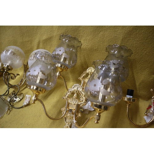 367 - Large Bundle of Decorative Wall & Ceiling Lights