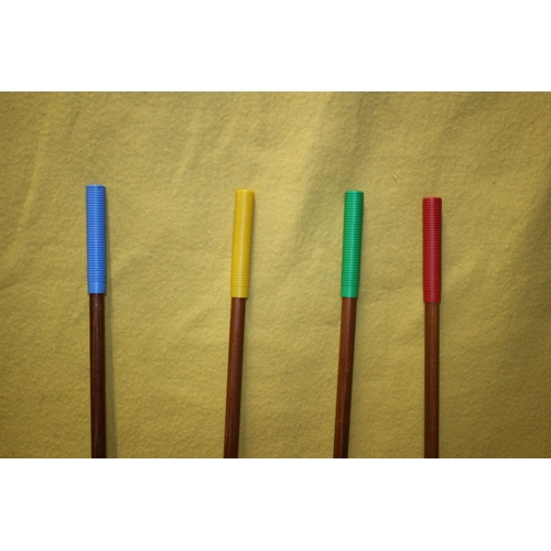 370 - Vintage croquet mallets, Great Condition