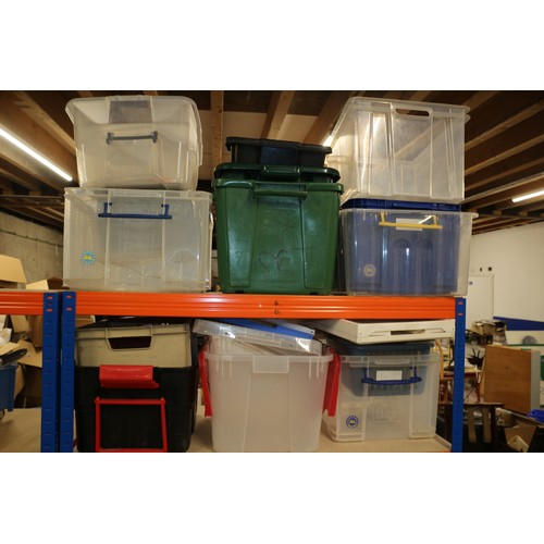 412 - Huge Bundle of Plastic Boxes