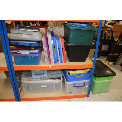 412 - Huge Bundle of Plastic Boxes