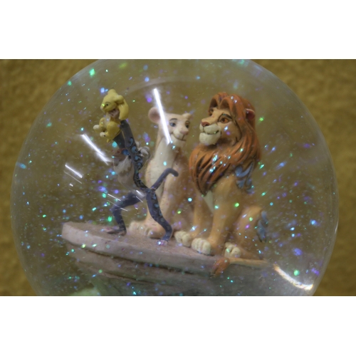 117 - Disney Lion King Snow Globe 