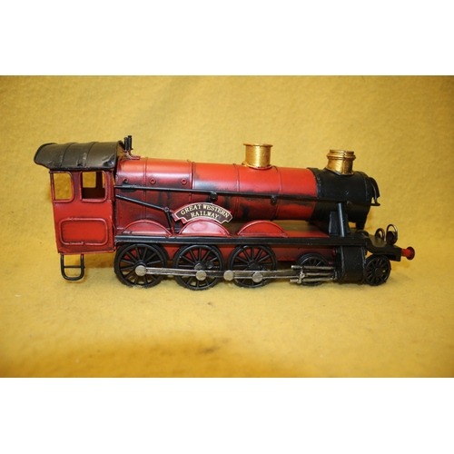 129 - Tin Plate Train, 29cm Long