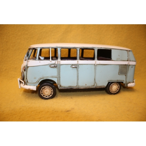 130 - Tin Plate Campervan, 33cm Long