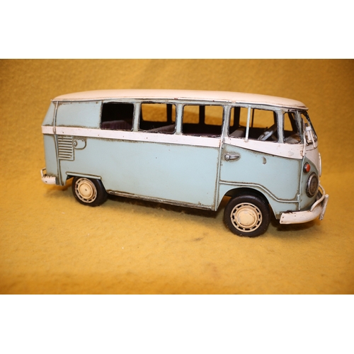 130 - Tin Plate Campervan, 33cm Long