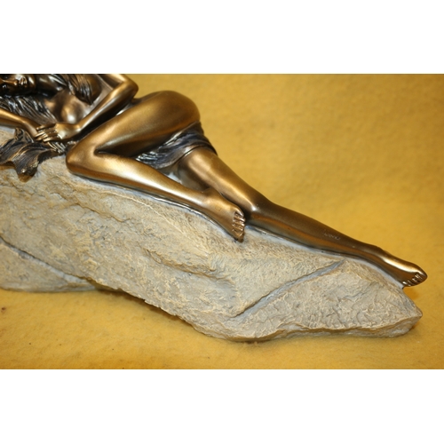 142 - Lady Laying on Rock, 28cm