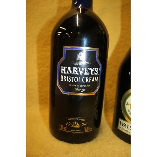 155 - Irish Meadow 70cl and Harveys Bristol Cream 1Litre