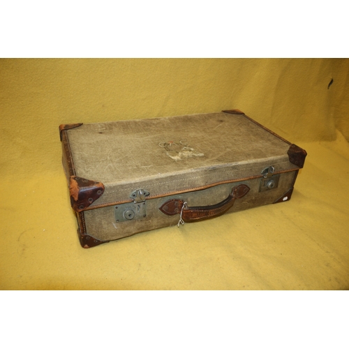 249 - Vintage Canvas Case, 68cm Wide