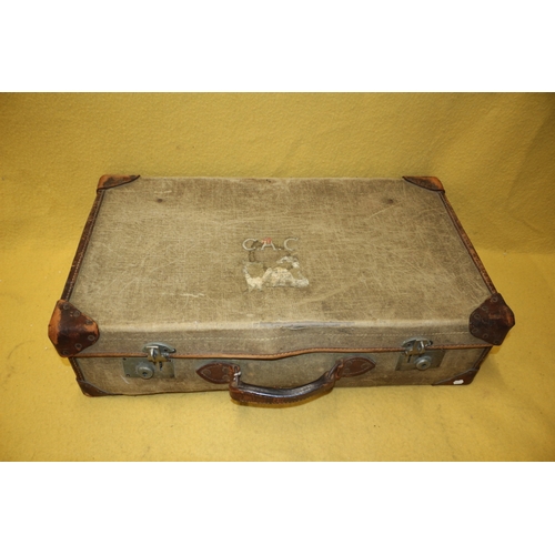 249 - Vintage Canvas Case, 68cm Wide