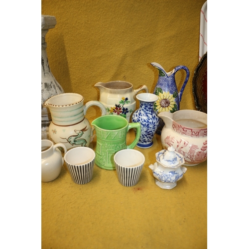 256 - Mixed Lot Including Jugs, Trays etc