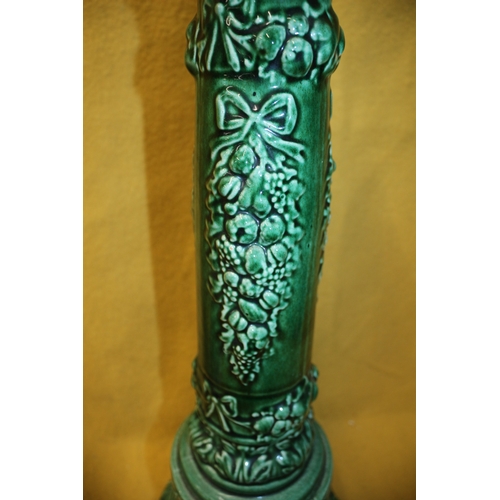 264 - 2 x Jardinières including Majolica Style, 60cm is the Tallest.