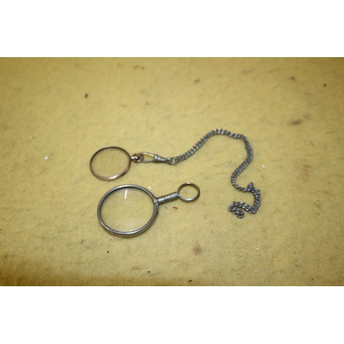 271 - 2 Aged Magnifying Glasses