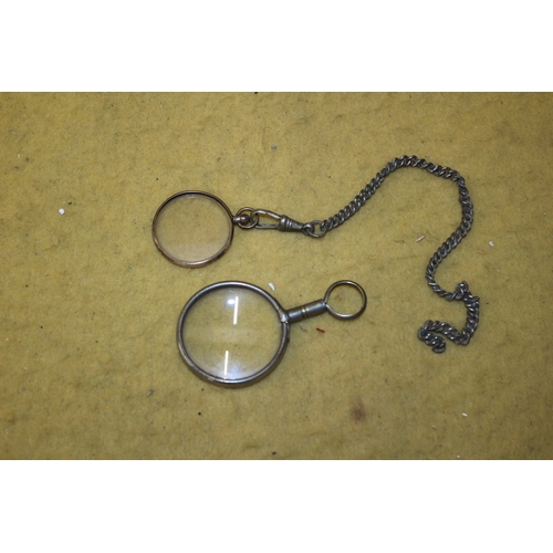 271 - 2 Aged Magnifying Glasses