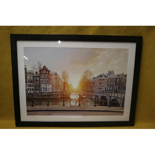 56 - Print of Amsterdam, 80 x 60 cm