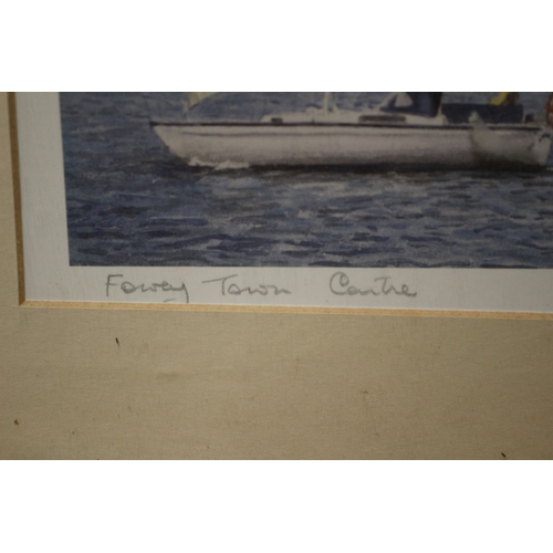 69 - F/G Print of Farey Town Signed By Robin Davidson. 42 x 33 cm