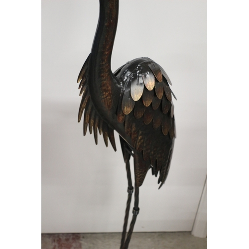 94 - Large Metal Heron, 115cm