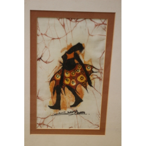 467 - Painting by K Musa of an African Dancer - 39 x 29