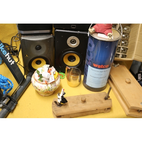 315 - Mixed Lot including Apple Mac, Speakers, Rope, Bike Hut Bike Holder and More