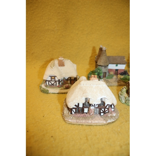 13 - Bundle of Model Cottages Including Lilliput Lane, Some A/F