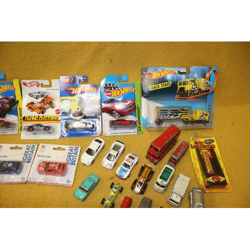 17 - Bundle of Model Cars Including Hot Wheels, Lesney etc