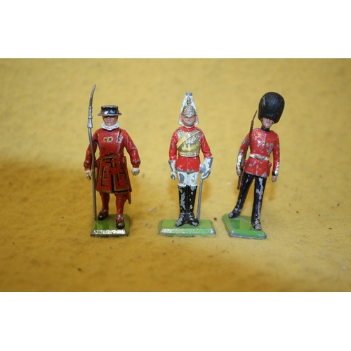 18 - 3 Britain's Soldier/Beefeater Figures