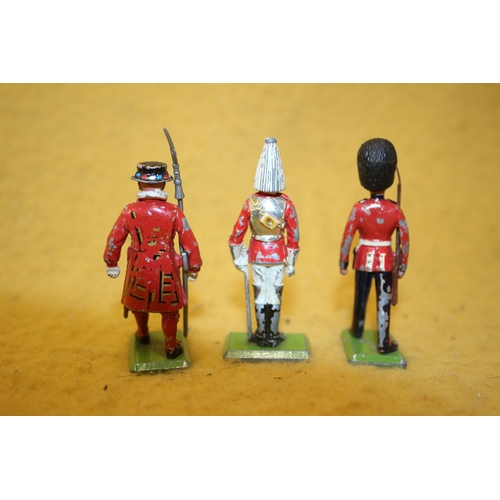 18 - 3 Britain's Soldier/Beefeater Figures