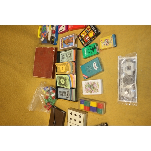 27 - Playing Cards, Games, Monopoly Money etc