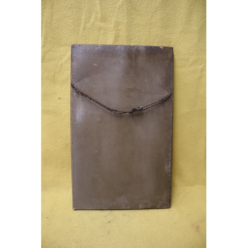 35 - Aged Heavy Mirror, Bevel Edged, 44 x 72 cm