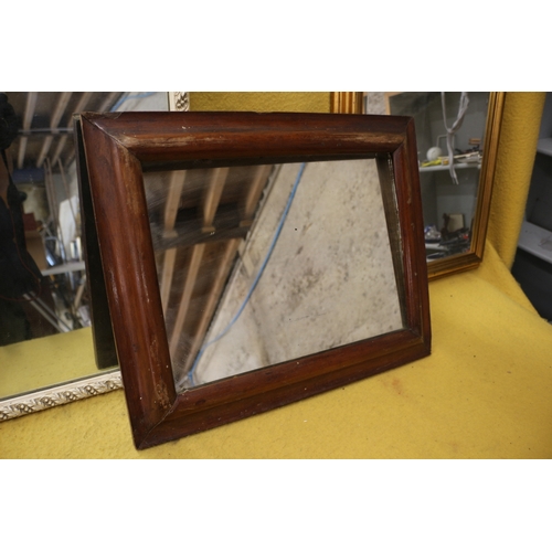 36 - Bundle of Mirrors Including Aged, Bevel Edged, Largest is 84 x 50cm