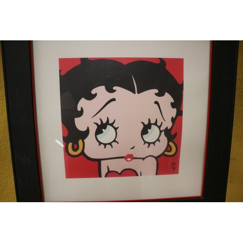 38 - Betty Boop Picture, 50 x 50 cm