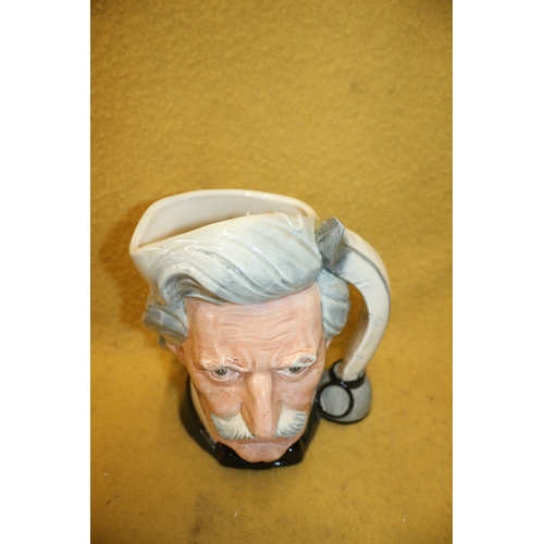 4 - Royal Doulton Mark Twain Character Jug, 19cm Tall