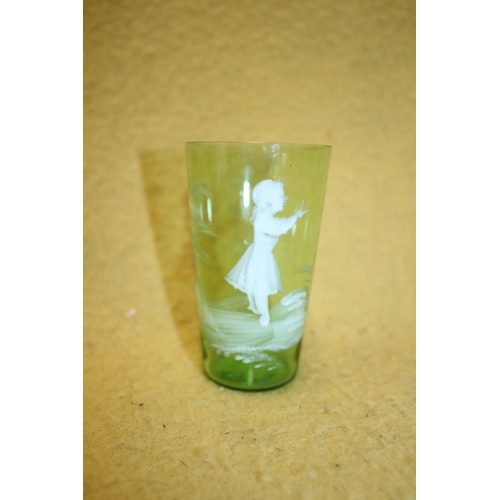 51 - Mary Gregory Glass, 9.5cm tall