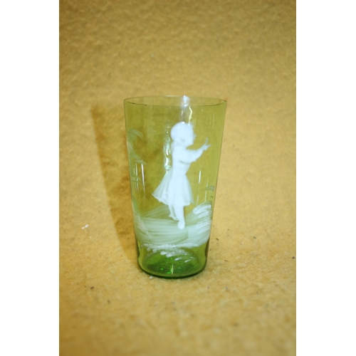 51 - Mary Gregory Glass, 9.5cm tall