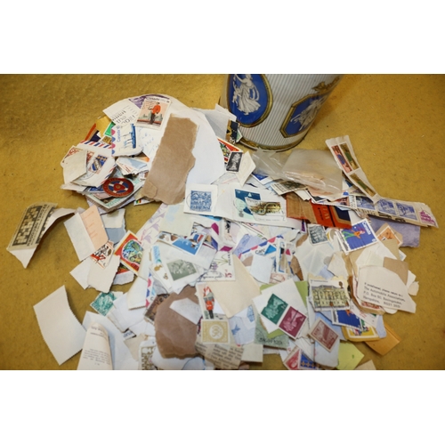 52 - Large Bundle of World Stamps in Tin