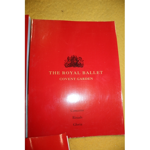 58 - x5 The Royal Ballet Covent garden Brochures