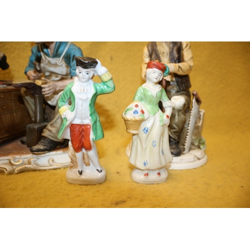 59 - Capodimonte Style Figures