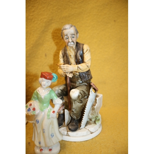 59 - Capodimonte Style Figures