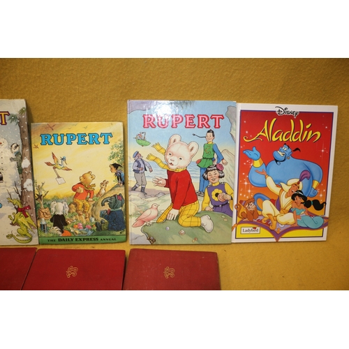 61 - Vintage Books including Rupert etc