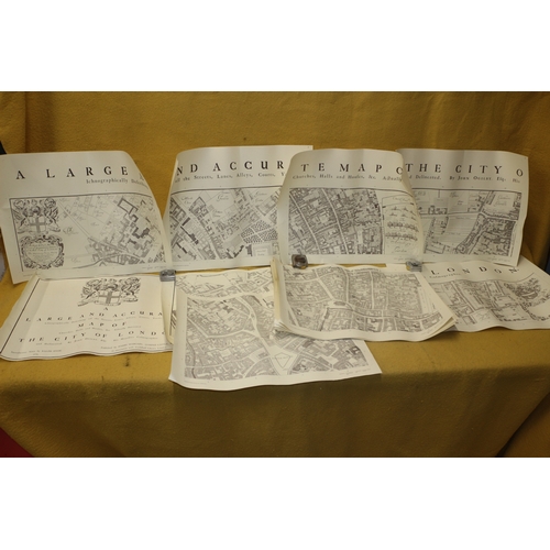 67 - Large Bundle of Maps, A Large and Accurate Map of the City of London