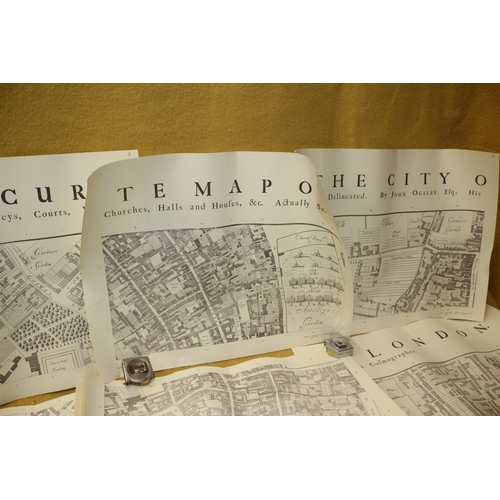 67 - Large Bundle of Maps, A Large and Accurate Map of the City of London