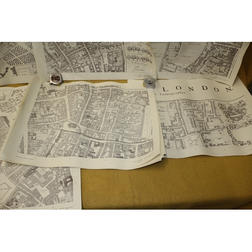 67 - Large Bundle of Maps, A Large and Accurate Map of the City of London