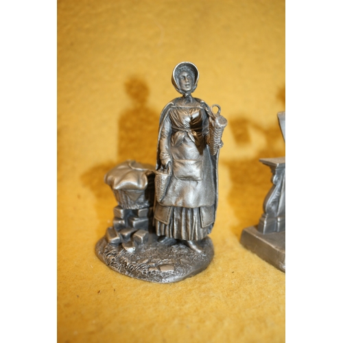 9 - Pewter Figures 