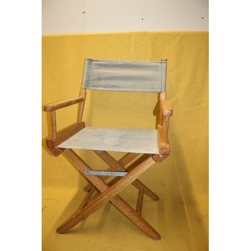 74 - Aged Folding Directors Chair