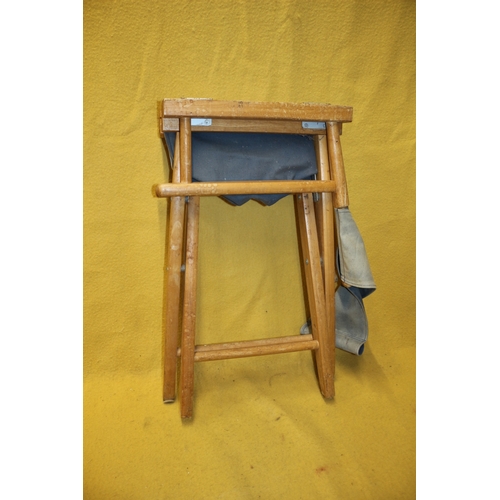 74 - Aged Folding Directors Chair