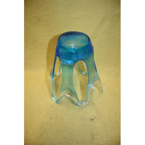 78 - Unusual Art Glass Sculpture, Approx 24cm tall