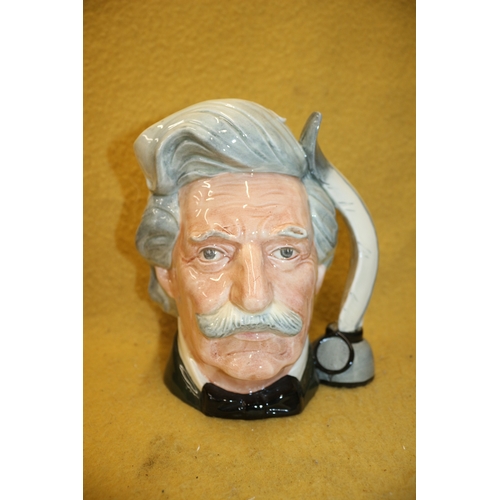 110 - Royal Doulton Mark Twain Character Jug, 19cm Tall