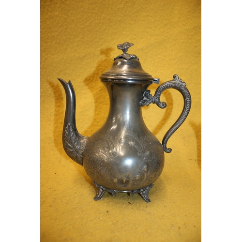 100 - Pewter / Silver Plated Coffee Pots / Tea Pot