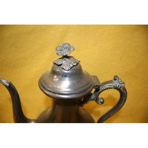 100 - Pewter / Silver Plated Coffee Pots / Tea Pot