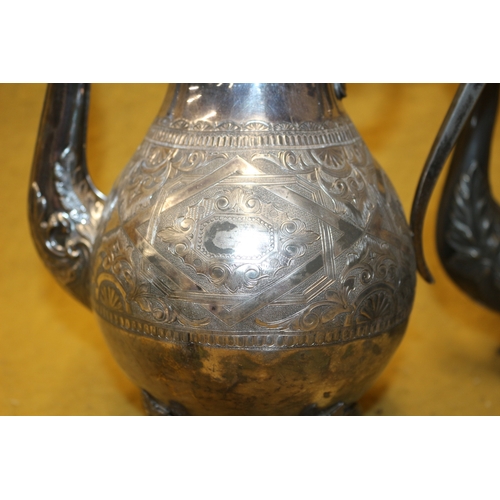 100 - Pewter / Silver Plated Coffee Pots / Tea Pot